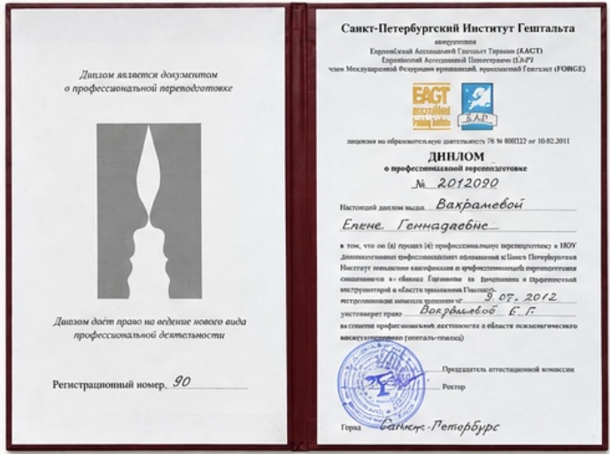 Внутренний разворот документа